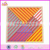 2017 New Design Kids Creative Mind Puzzles Wooden Tangram Shapes W11D006 thumbnail-6