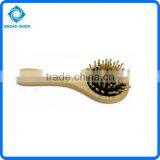 Round Hair Brush Wooden Comb Hair With Mirror thumbnail-1