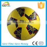 High Level Various Size Color Custom Made Scuff-resistant Conventional 3.5mm PVC Leather Football Soccer Ball thumbnail-2