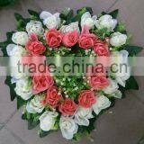 40*38cm Real Touch Silk Cloth Artificial Flower Wall Wedding Backdrop Decoration thumbnail-4