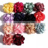 Handmade Singe Fabric Flower Clip for Kids Hair Accessories thumbnail-2