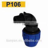 TY High Quality PP Compression Fittings MALE ELBOW Eco-friendly Cheap Price Full Size Factory Price List Discount thumbnail-2