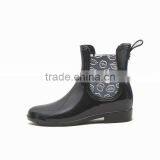 Printed Elastic Women Chelsea Rain Boots Custom Made thumbnail-4