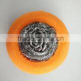 STAINLESS STEEL SPONGE SCRUBBER SCOURER HEAVY DUTY PAN CLEANING PAD TOOL thumbnail-2