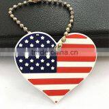 Custom Heart Shaped Soft Pvc Key Chain