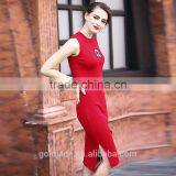 High Quality 2016 Spring Knit Woolen Women Vest Dress Sexy Fashion Evening Dress thumbnail-4