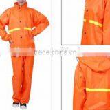 3m Reflective Raincoat, Security Pvc High Visibility Waterproof Police Raincoat thumbnail-3