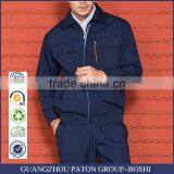 Unisex Navy Blue Cotton Twill With Zip Flap Buttons Work Jacket