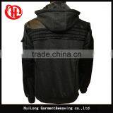 High Quality Winter Thick Fur Lining Fleece Hoodymen pu Leahter Jacket thumbnail-2