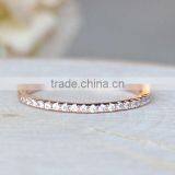 Simple Design Plain Style All Kinds of Eternity O Ring Thin Promise Ring for Wedding thumbnail-6