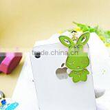 Chic Perforating Anti Dust Headphone Plug Cute Rabbit Pendant Cellphone Plugs for Girls thumbnail-5