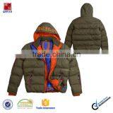 Down Feather Super Warm Winter Jacket Windproof Hooded Coat Men thumbnail-1