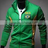 2014 Brazil High Quality Plain Hoodie for Mens China Manufacture Custom Printed Hoodie thumbnail-2