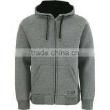 Heather Grey Hoody Jacket for Winter Cold Weather thumbnail-1