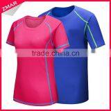 Custom mens 95% polyester 5% spandex dry fit design sports t-shirts