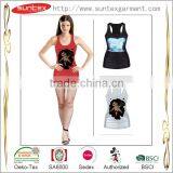 New Arrival Customized Women Tight Print Tank Top thumbnail-2