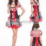 Costume Adult Womens Sexy Circus Clown Sweetie Halloween Fancy Dress thumbnail-1