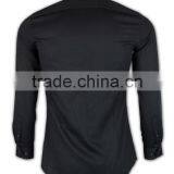 100% Cotton Design China Made Men's Black Ready Made Cotton Shirt thumbnail-3