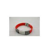 Customized Embossed and Debossed Stainless Silicone Power Bracelets for Kids Gift thumbnail-1