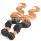 Wholease 1b/27 Color Sew in Human Hair Weave Ombre Hair , Brazilian Hair thumbnail-4