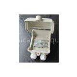 Two Pair Fireproof PC Plastic Network Distribution Box Outdoor or Indoor