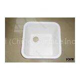 Extremely Hard Solid Surface Sinks Artificial Stone Resin Kitchen Sink thumbnail-1