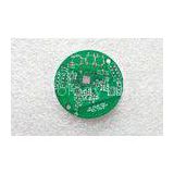 Green 1 OZ Round HASL PCB Print Circuit Board Fabrication , 0.3mm / 0.5mm Pad