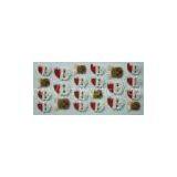 Funny 3D Dimensional Layered Felt Sticker, Christmas Santa Fuzzy Stickers For Kids thumbnail-1