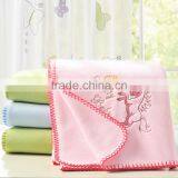 100D 144F Microfiber Super Soft Feeling Double Sides Anti Pilling Baby Fleece Blanket thumbnail-1