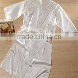 Fancy Texture Wholesale Hotel Satin Silk Bathrobe thumbnail-3