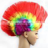 Halloween Funny Crazy Costume Party Human Hair Wig thumbnail-1