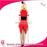 Circus Female Magician Role Play Halloween Costume Set