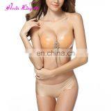 China manufacturer A B C D nude women adhesive silicone bra pad for swimsuit