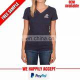 V neck corporate tshirt with company logo