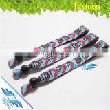 Hottest Fastener Custom Fabric Bracelets, Slide Lock Wristbands for Events thumbnail-1