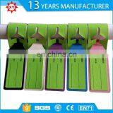 Custom Made Wholesale Leather Tag Airplane Shaped Luggage Tag thumbnail-4