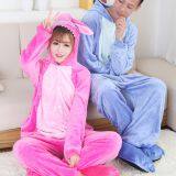 Stitch Doll Cartoon Flannel Conjoined Polyester Pajamas thumbnail-4