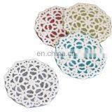 Black Color 8pcs Customized Christmas Drink Silicone With Set Felt Coasters Holder thumbnail-2