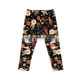 High Quality Halloween Skull and Flower Print Newborn Bouncy Leggings Flexible Soft Leggings for Girls thumbnail-1
