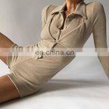 LAITE J2034 New Arrivals Single Button One Piece Jumpsuit Women 2020 Bodycon Jumpsuit thumbnail-7