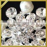 Vintage Custom Made Wedding Pearl Rhinestone Brooches for Women FB023 thumbnail-2