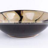 16-piece Reactive Glaze Stoneware Dinnerware Set With Painted Buds thumbnail-4