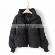 2021 Autumn and Winter New Lazy Wind Thickened Loose Cotton Jacket Trend Women's Cotton-padded Jacket Bread Jacket thumbnail-3
