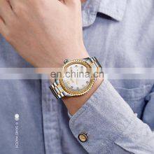 Top Brand Skmei 9221 Mechanical Automatic Luxury Gold Stainless Steel Men Watches thumbnail-3