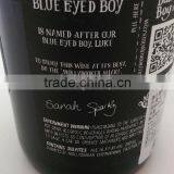Oupusen Blue Eyed Boy Shiraz Dry Australia Red Wine thumbnail-5