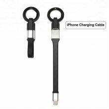 Portable Mfi Certified 8pin Usb Cable Quick Charger Keychain Data Cable for IPhone 8/8Plus