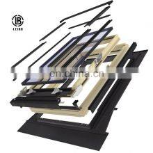 Thunder Wave Double Glass Aluminum Practical Skylight Windproof, Waterproof and Thermal Insulation thumbnail-5