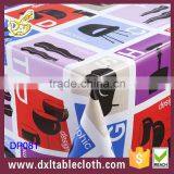 #DP081 Plastic Printed Eco-friendly Vinyl Table Mat Complete Set