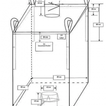 1 TON 2 TON FIBC BULK JUMBO BIG BAG FOR AGRICULTURAL PRODUCTS SAND CEMENT AND COAL SUPER SACK OF 1500kg thumbnail-2