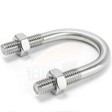 304 Stainless Steel U-bolt, Manufacturer Supply Hot-dip Galvanized U-shaped Wire, Square Arc Pipe Clamp Connecting Pair thumbnail-5